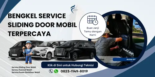 Bengkel Service Sliding Door Mobil Terpercaya