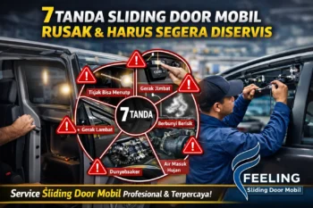 7 tanda kerusakan sliding door mobil