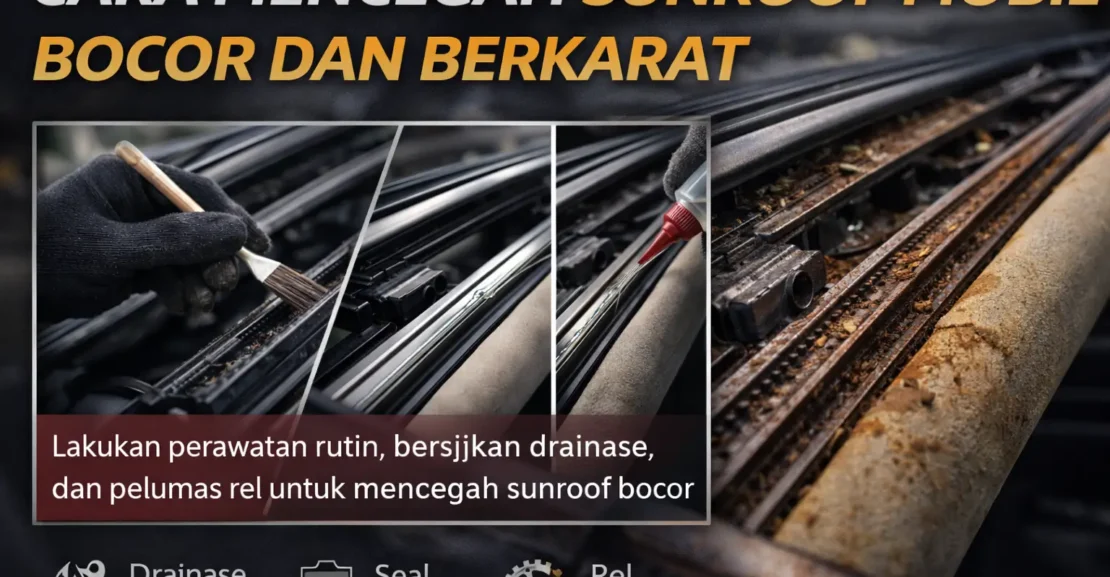 Cara Mencegah Sunroof Mobil Bocor dan Berkarat