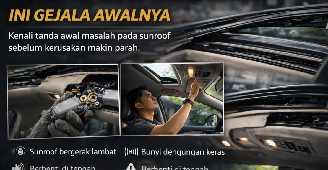 Motor Sunroof Mobil Rusak Kenali Gejala Awalnya