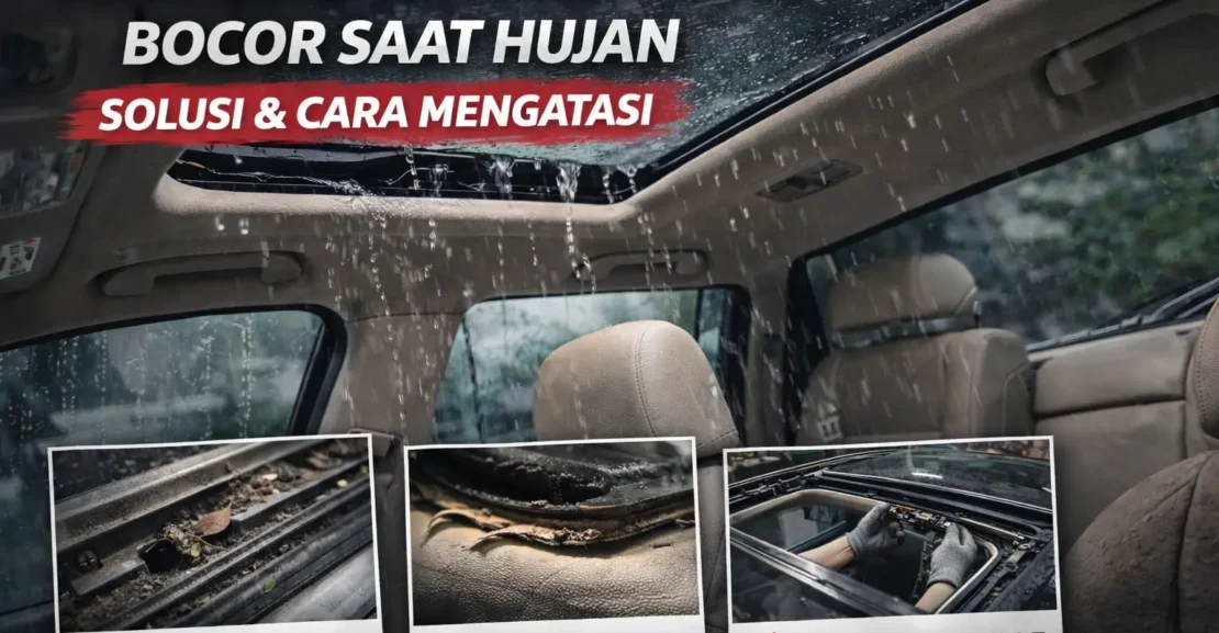 Penyebab Sunroof Mobil Bocor Saat Hujan