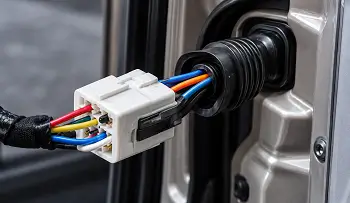Ilustrasi pemeriksaan kelistrikan pintu elektrik mobil