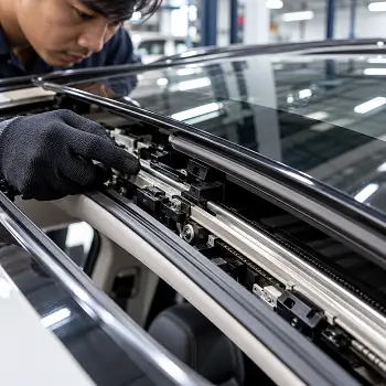 Mekanisme sunroof mobil yang gerakannya tersendat